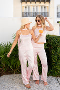 Pink Satin Set