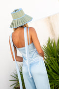 Blue Satin Set